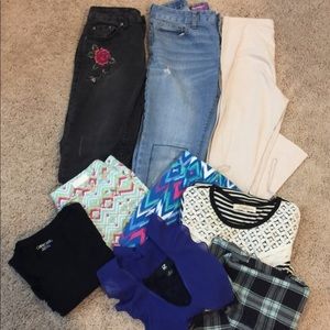 Huge Lot Bundle Of Girls Junior Clothes Size 14 16